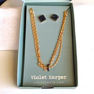 Violet Harper-New in box Necklace and Earrings Set